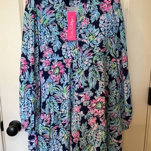 NWT- Lilly Pulitzer Winona Stretch Dress in Pineapple Paradise